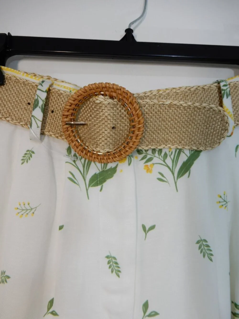 ANTONIO MELANI Style by Simkins Lindsey TOP SHORT Set 10 Printed Linen Blend NEW